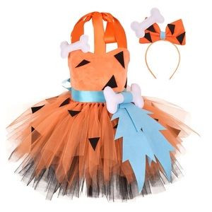 NWT Toddler Caveman Flintstones BamBam Pebbles Costume
